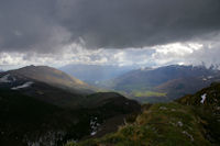 Le Val d'Azun depuis le Pic de Berbeillet