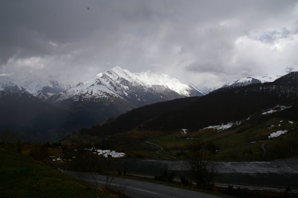 Le Pic du Midi d_Arrens depuis le parking de la Couraduque