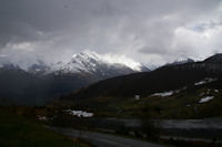 Le Pic du Midi d'Arrens depuis le parking de la Couraduque