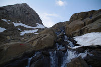 La cascade du glacier du Taillon