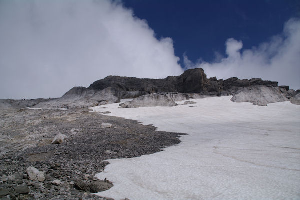 La monte enneige au Casque du Marbor