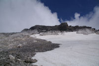 La monte enneige au Casque du Marbor