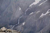 La grande cascade du cirque de Gavarnie depuis le Casque du Marbor