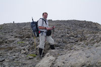 Fred au sommet du Casque du Marbor