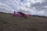 Le Pilatus sur l_arodrome de Castelnau Magnoac