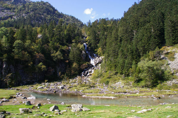 La cascade du Larribet  Doublas