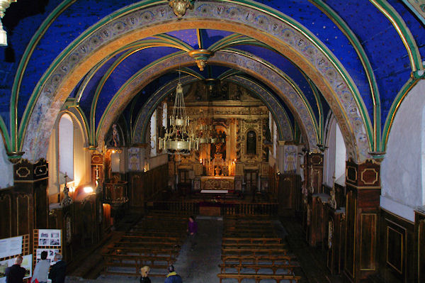 La Chapelle de Pouey Laun depuis la tribune