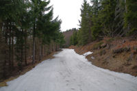 La montee vers le Col de la Serre