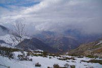 La vallee d'Arbeost depuis le Col de Bazes