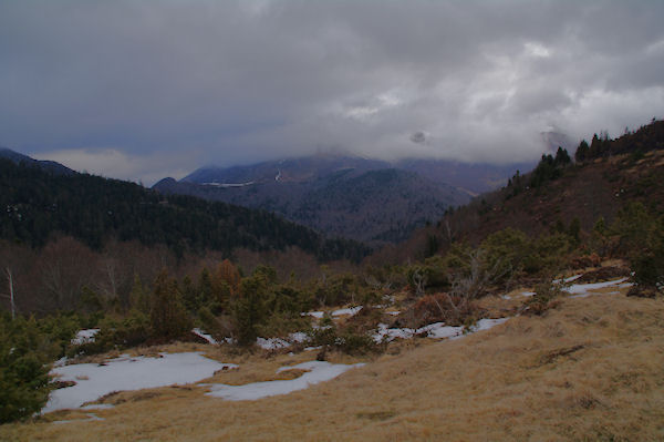 Le vallon du Riutou depuis le Col de Couret