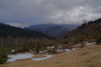 Le vallon du Riutou depuis le Col de Couret