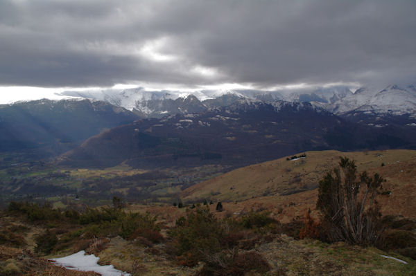 Le Val d_Azun depuis le Col de Couret