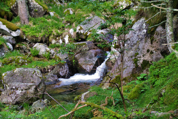 Petite cascade sur le Gave d_Arrens