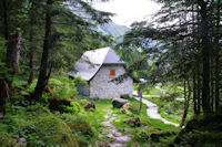 La maison du Parc National des Pyrenees a la porte d'Arrens