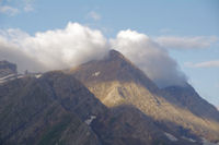 Le Taillon au petit matin depuis le refuge des Espuguettes