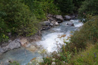 Les eaux bleues du Gave de Gavarnie