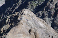 Olivier, Pierre et Philippe sur la crte Nord du Pic d_Estaragne