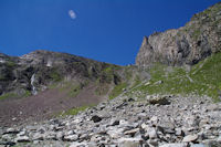 Le verrou  franchir pour accder au pied du col d_Estaragne