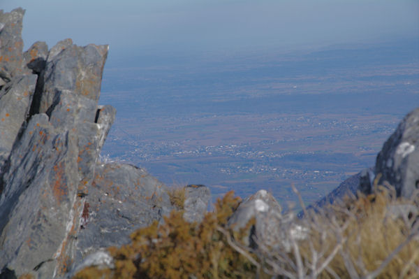 La plaine de Pau depuis la crte entre le Soum d_Arrouy et le Soum de Granquet