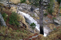 Cascade sur le ruisseau de Pailla