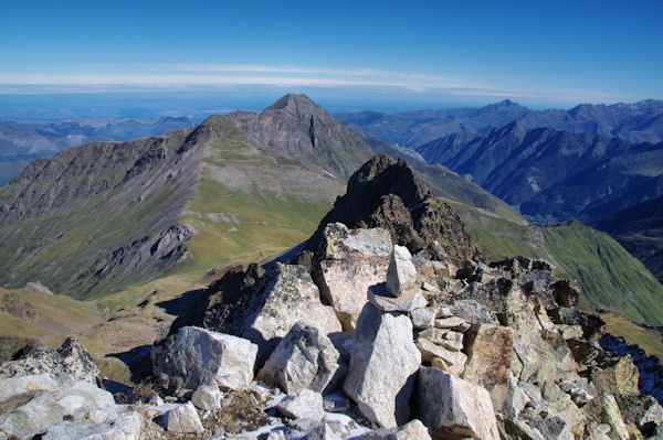 Le Sgalas, le Soum de Grum et le Moun N depuis le Grand Barbat