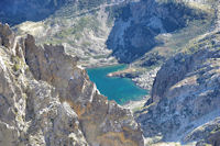 Le Lac d_Ilhou depuis le Grand Barbat