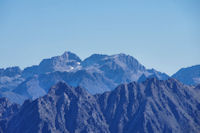 Le Pic de Nouvielle, le Pic des Trois Conseillers et le Turon de Nouvielle depuis le Grand Barbat