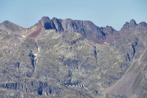 Le Lac de Migouelou et le Pioc d_Estibre depuis le Grand Barbat