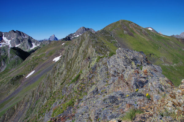 La crte entre le Col et la Brche de Louesque