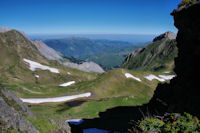 Le Lac de Louesque depuis la Breche de Louesque