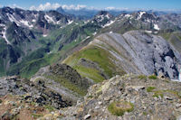 L'arete menant au Grand Gabizos