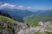 Le vallon inferieur de l'Arriou de l'Escala