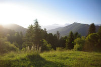 La vallee du Bergons depuis le Col de Spandelles