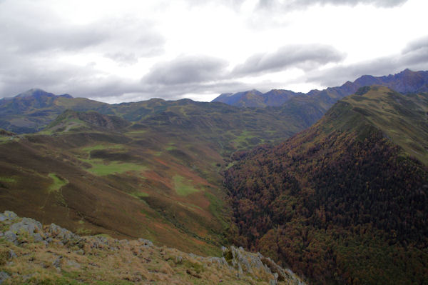 La Valle d_Isaby depuis le Soum de Maucasau