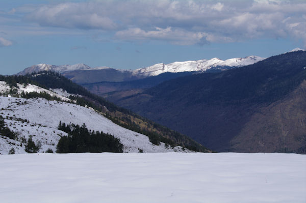 Depuis Peyres Aubes, Le Sommet du Templa et la montagne d_Arreng