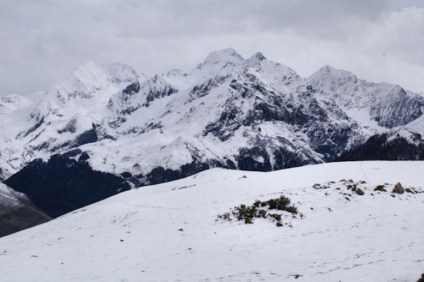 Le Tuc du Pla de Labasse et le Tuc de Latuhe depuis le Tuc de la Boup