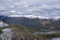 La valle de la Neste et Loudenvielle depuis le Tuc de Couret