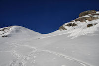 Quelques coules sous le Col de Lary