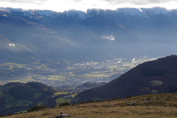 La valle d_Argels Gazost depuis le Col d_Andorre