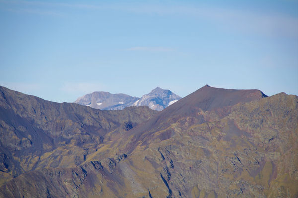 Le Soum Ramond et le Mont Perdu derrire le Pas de Balthazar