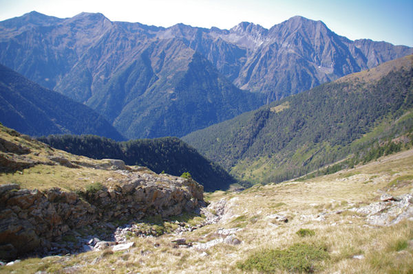 La descente sous le Pid de Lustou