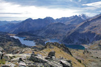 Le Lac d'Aumar et le Lac d'Aubert