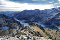 Le Gourguet de Madamte, le Lac d_Aumar et le Lac d_Aubert