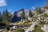 La Crete de Barris d'Aubert, le Ramoungn et le Pic de Neouvielle