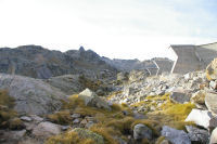 L'arrivee au refuge de Migouelou