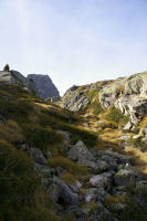 Le chemin entre les deux lacs Des Touest