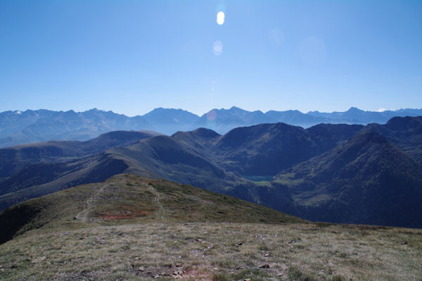 Depuis le Mont N, panorama du Cap de Seil de la Baque au Pic d_Aret