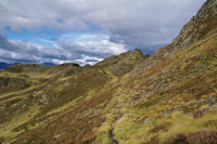 En arrivant au Col des Rosques