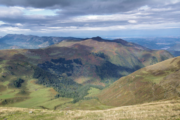 Le Pic de Hautacam depuis le Col de Barran