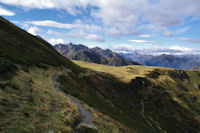 En arrivant au plateau sous le Pic de Barran